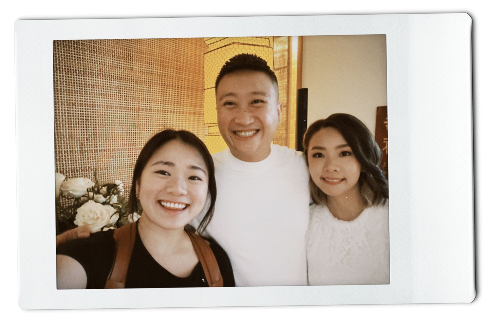 Photo with a couple I've worked with
